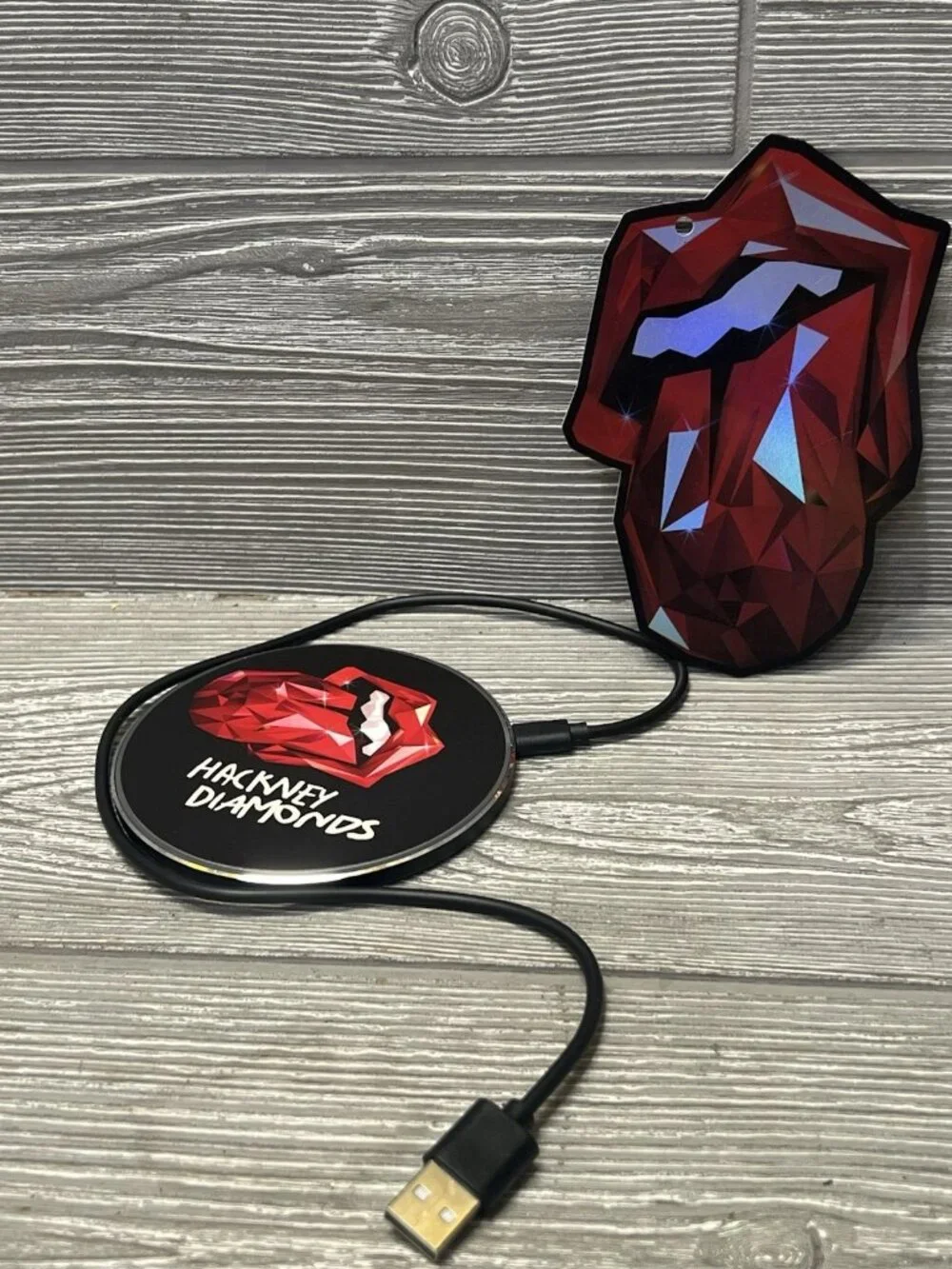 Rolling Stones Hackney Diamonds 2024 Official Tour Wireless Charger & Ornament